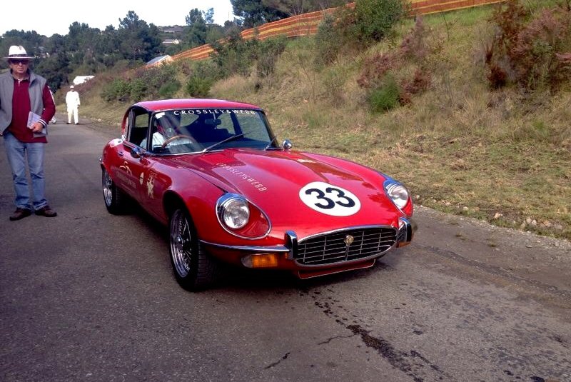 Crossley & Webb's Jaguar E Type 1st In Class At Knysna Hillclimb